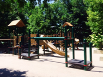 Mitchell Park Play DC Playground - image of new play space equipment (8-26-14)