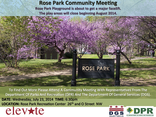 Rose Park and Playground Community Meeting July 23, 2014 (Download accessible version, below)