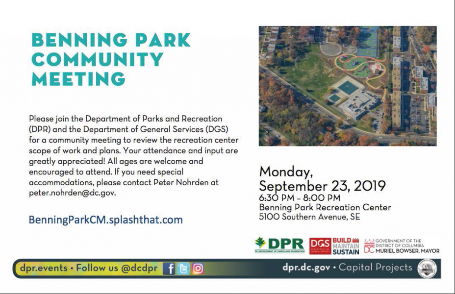 Benning Park Community Meeting