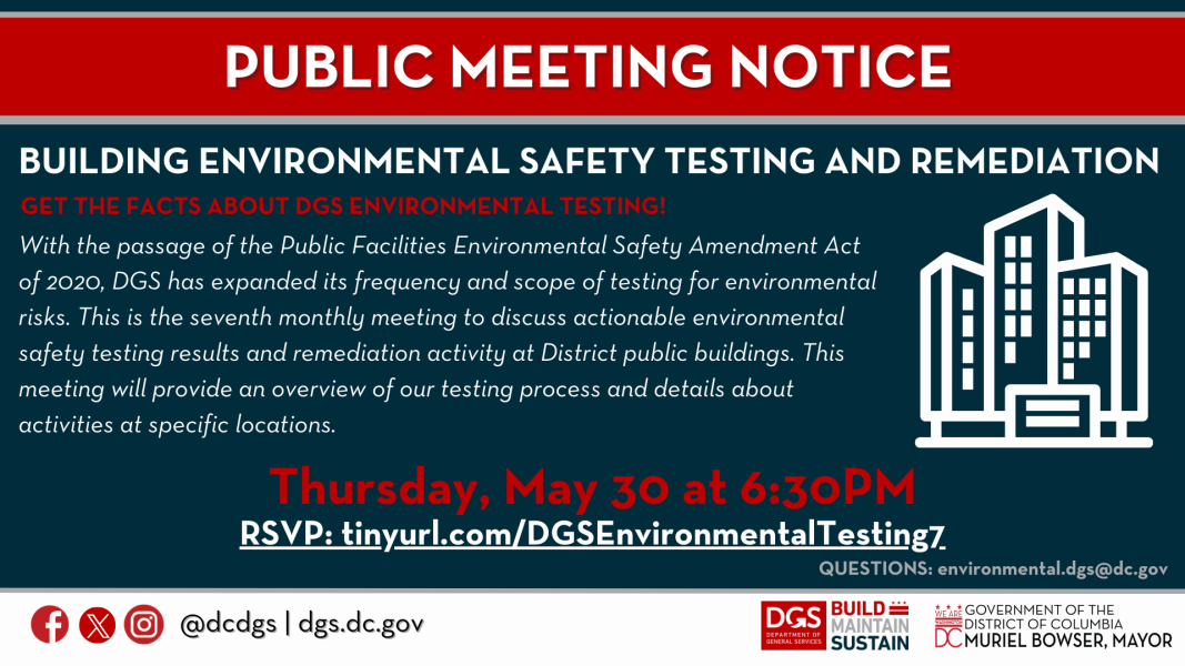 DGS Public Facilities Environmental Safety Meeting : May 2024