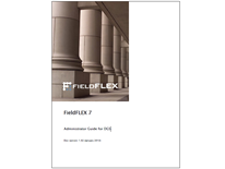 FieldFLEX 7 - Administrator Guide for DGS cover