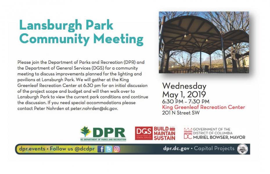 Lansburgh Park Community Meeting