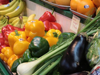 Eastern Market, DC - Veggies Display