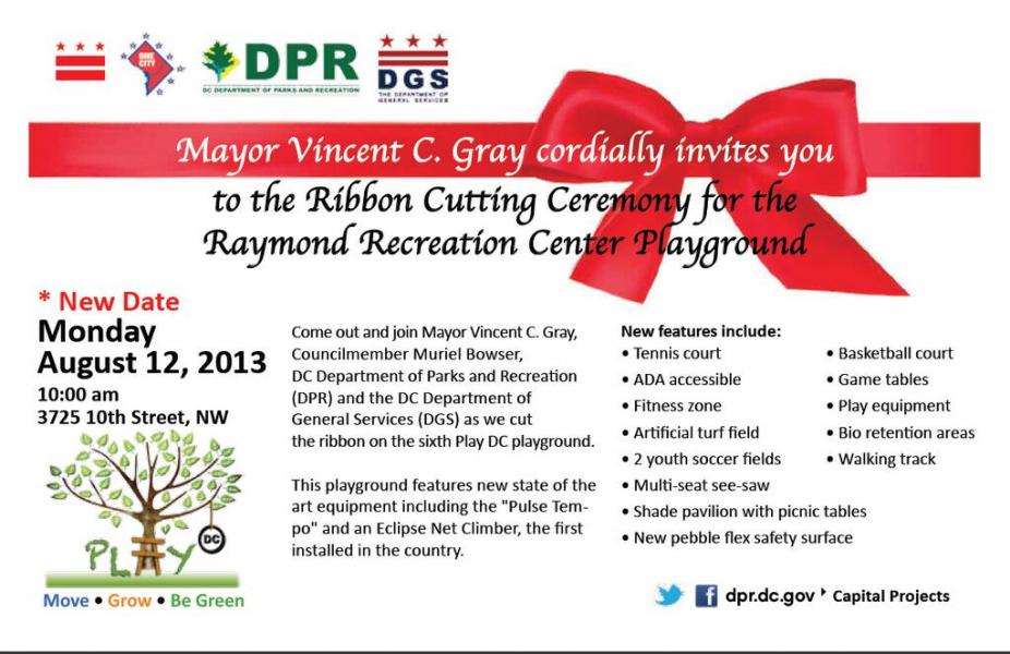 Raymond Recreation Center Ribbon Cutting Ceremony