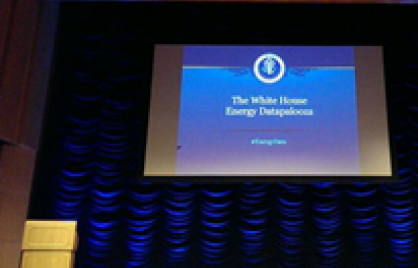 2014 White House Energy Datapalooza Event stage 2014 White House Energy Datapalooza Event stage