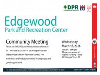 Edgewood Community Meeting flyer 