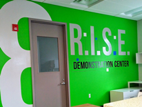 R.I.S.E. Demonstration Center at St. Elizabeths East - entrance R.I.S.E. Demonstration Center at St. Elizabeths East - entrance