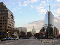 DGS Portfolio Management Division - a typical business district street in DC with the US Capitol in the background DGS Portfolio Management Division - a typical business district street in DC with the US Capitol in the background