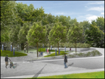 Legacy Memorial Park Project - Proposed Park View - Part II - Design Concept