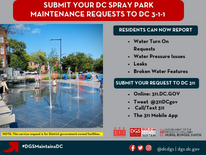 DC Spray Park Maintenance 